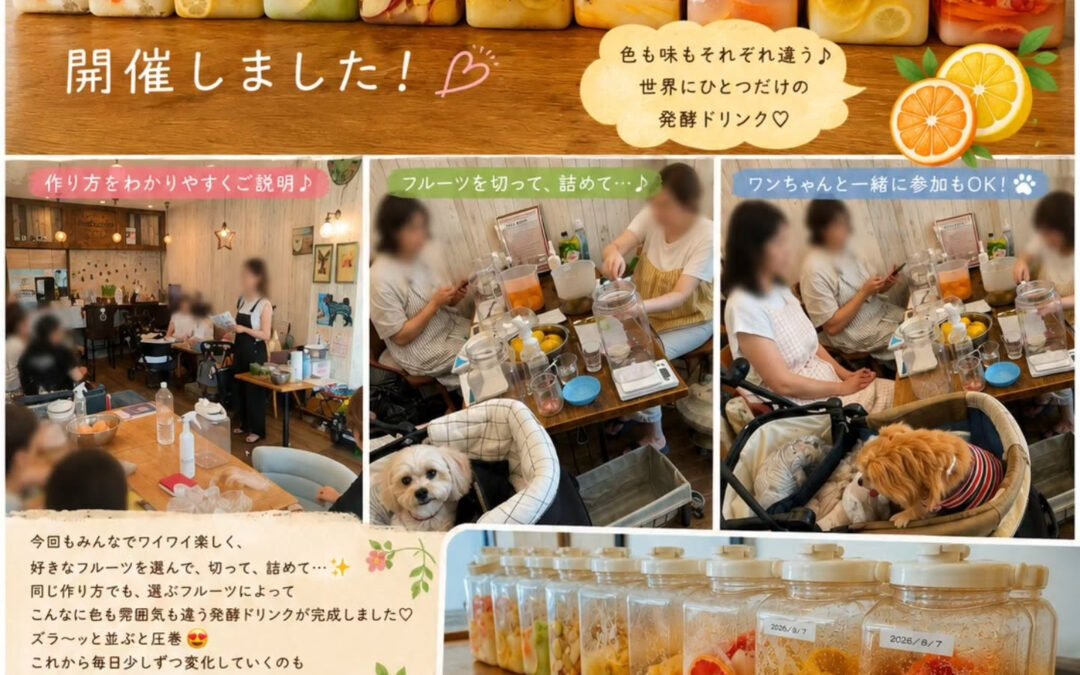 ＼ 発酵ドリンク作ろう会 開催しました ／