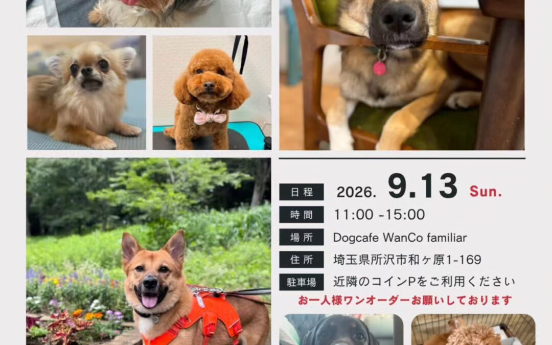 日頃よりワンコファミリアをご利用頂きありがとうございます